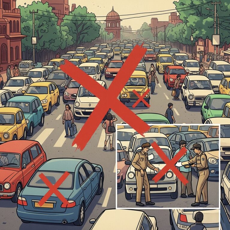 दिल्ली वाहन प्रतिबंध लेटेस्ट न्यूज़